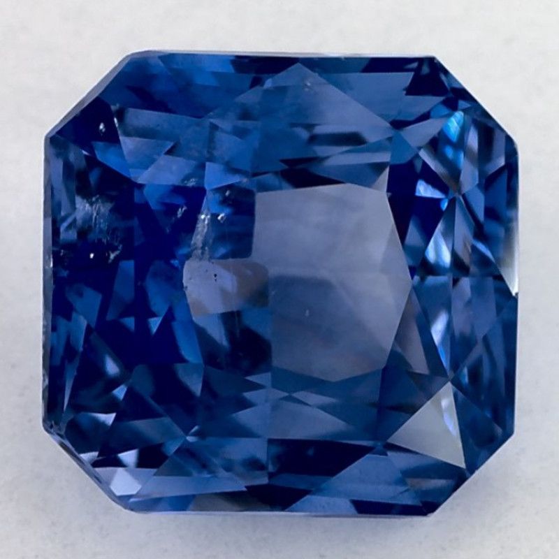 Szafir 4,01 ct, niebieski, szlif radiant