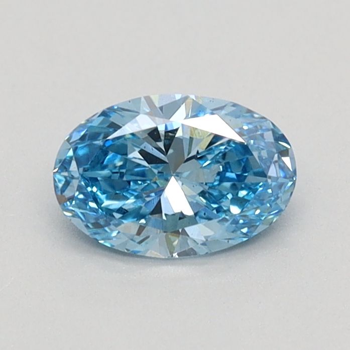 0.41 CT Fancy Vivid Blue OVAL