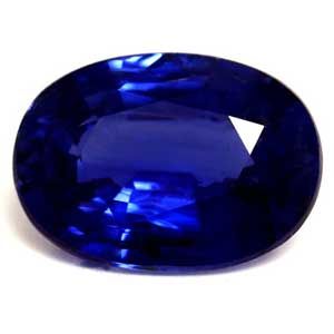 Szafir 1,01 ct, niebieski, szlif owalny
