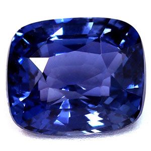 Szafir 1,42 ct, niebieski, szlif cushion