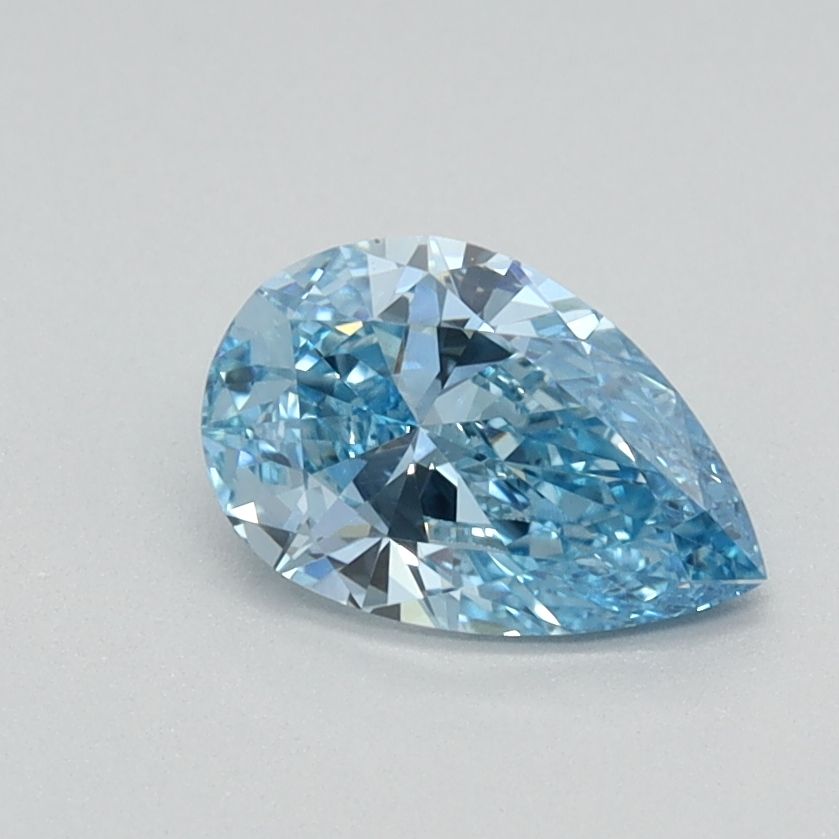 0.55 CT Fancy Intense Blue PEAR