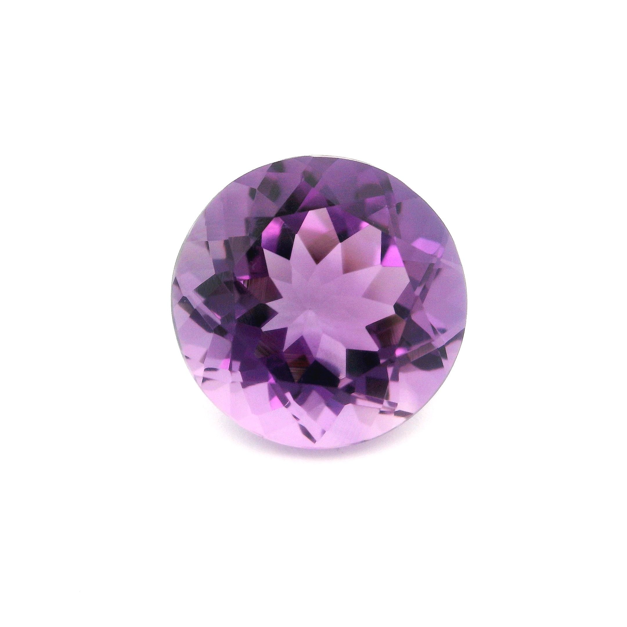 7.71 ct Round amethyst