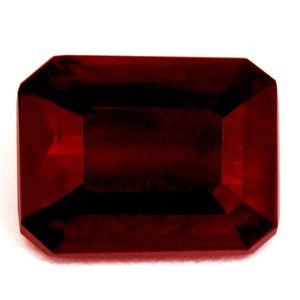 Rubin 2,31 ct, czerwony, szlif szmaragdowy