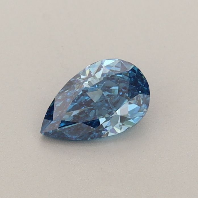 0.34 CT Fancy Vivid Blue PEAR