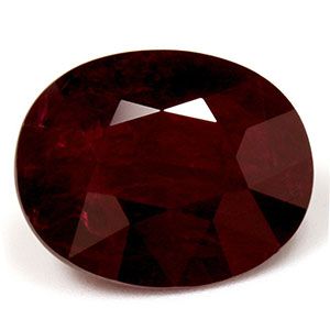 Rubin 6,43 ct, czerwony, szlif owalny