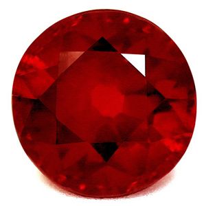 Rubin 2,16 ct, czerwony, szlif okrągły