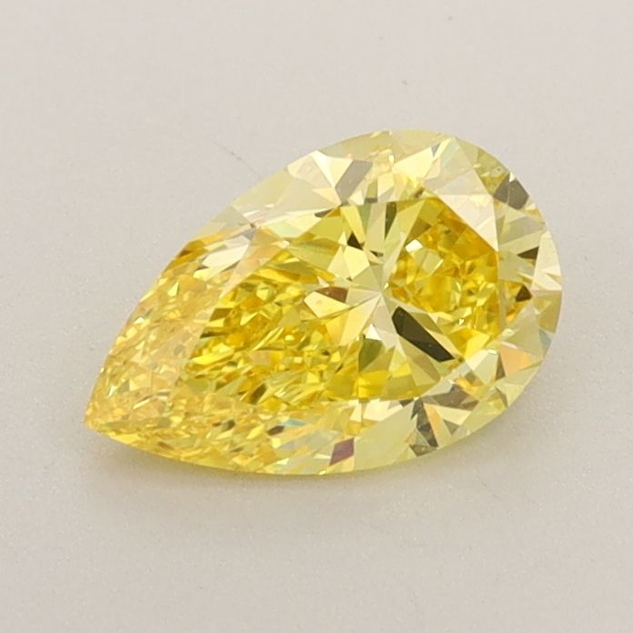0.72 CT Fancy Intense Yellow PEAR