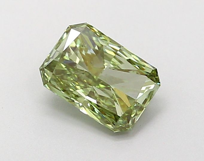 0.75 CT Fancy Vivid Green RADIANT