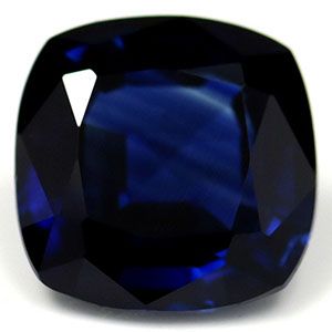 Szafir 1,32 ct, niebieski, szlif cushion