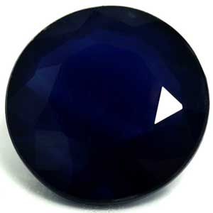 Szafir 1,62 ct, niebieski, szlif okrągły