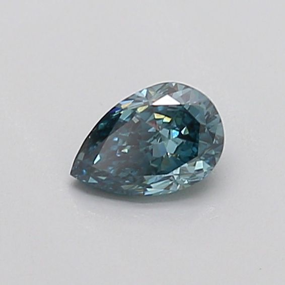 0.3 CT Fancy Vivid Grayish Blue PEAR
