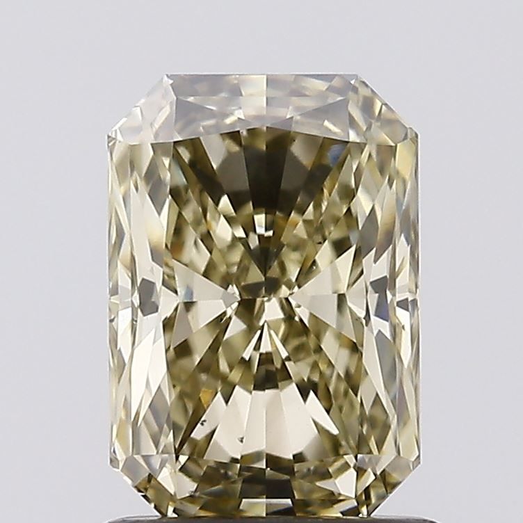 1.04 CT Fancy Light Gray Yellow RADIANT