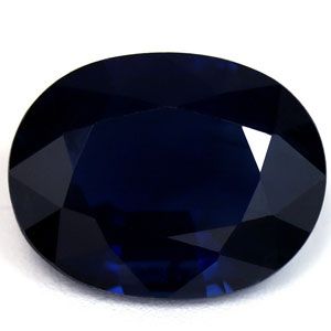 Szafir 3,12 ct, niebieski, szlif owalny