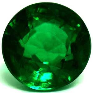 Szmaragd 1,77 ct, zielony, szlif okrągły