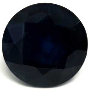 Szafir 5,85 ct, niebieski, szlif okrągły