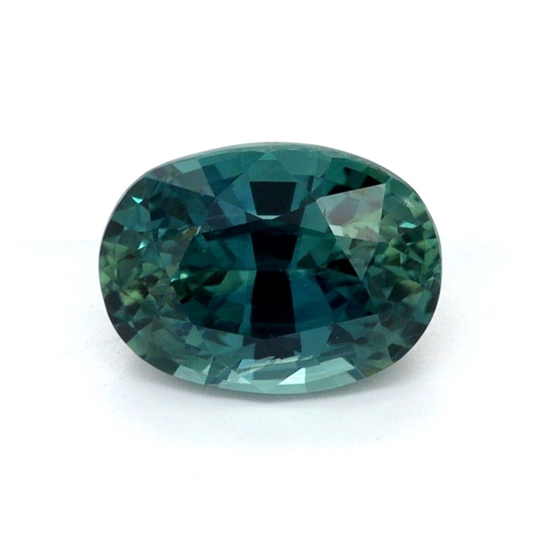 SAPPHIRE FACETED 1.05ct TEAL SI MADAGASCAR HEATED
