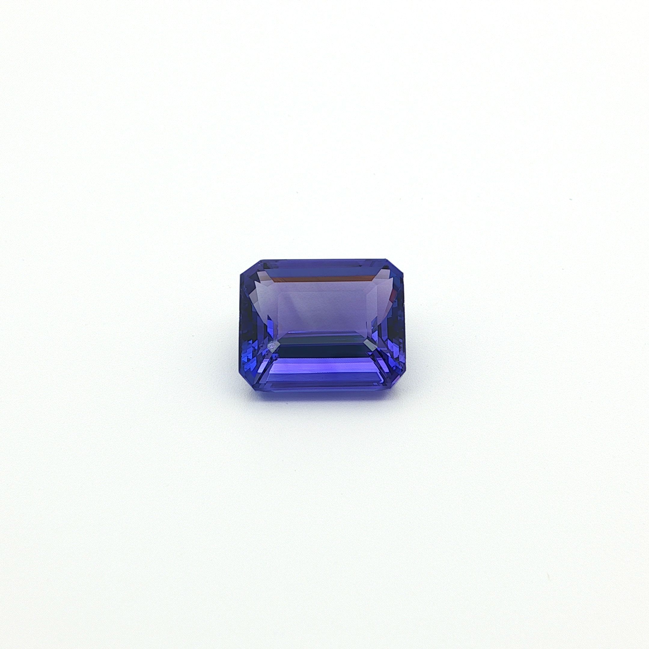 Tanzanit 11,98 ct, fioletowy, szlif ośmiokątny
