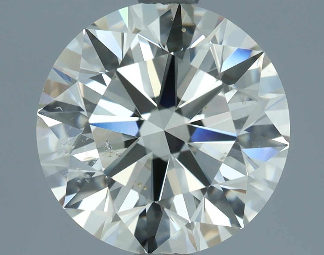 ROUND 2.7 Ct  J SI2 EX EX NON