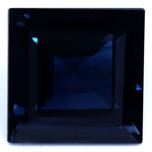 Szafir 1,07 ct, niebieski, szlif kwadratowy