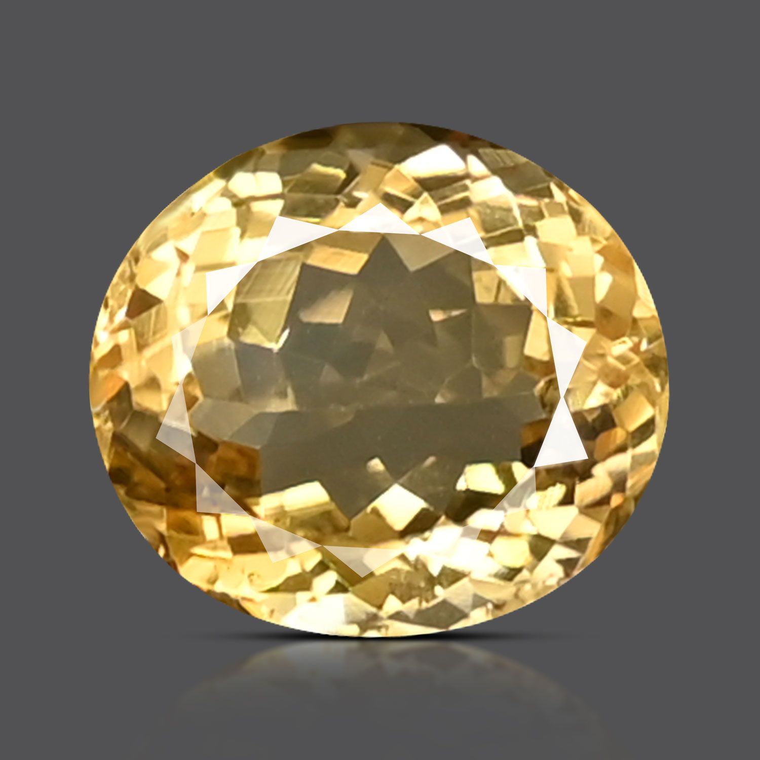 CITRINE FACETED 7.57ct YELLOW EC BRAZIL NONE