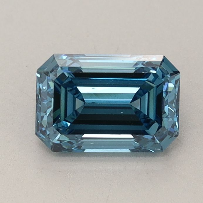 0.99 CT Fancy Vivid Blue EMERALD