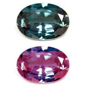 ALEXANDRITE FACETED 0.7ct GREEN Blue Green to Intense Purple EC BRAZIL NONE