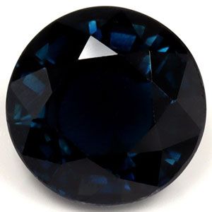Szafir 1,79 ct, niebieski, szlif okrągły