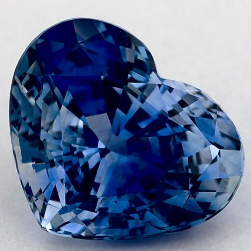 Szafir 1,97 ct, niebieski, szlif serce
