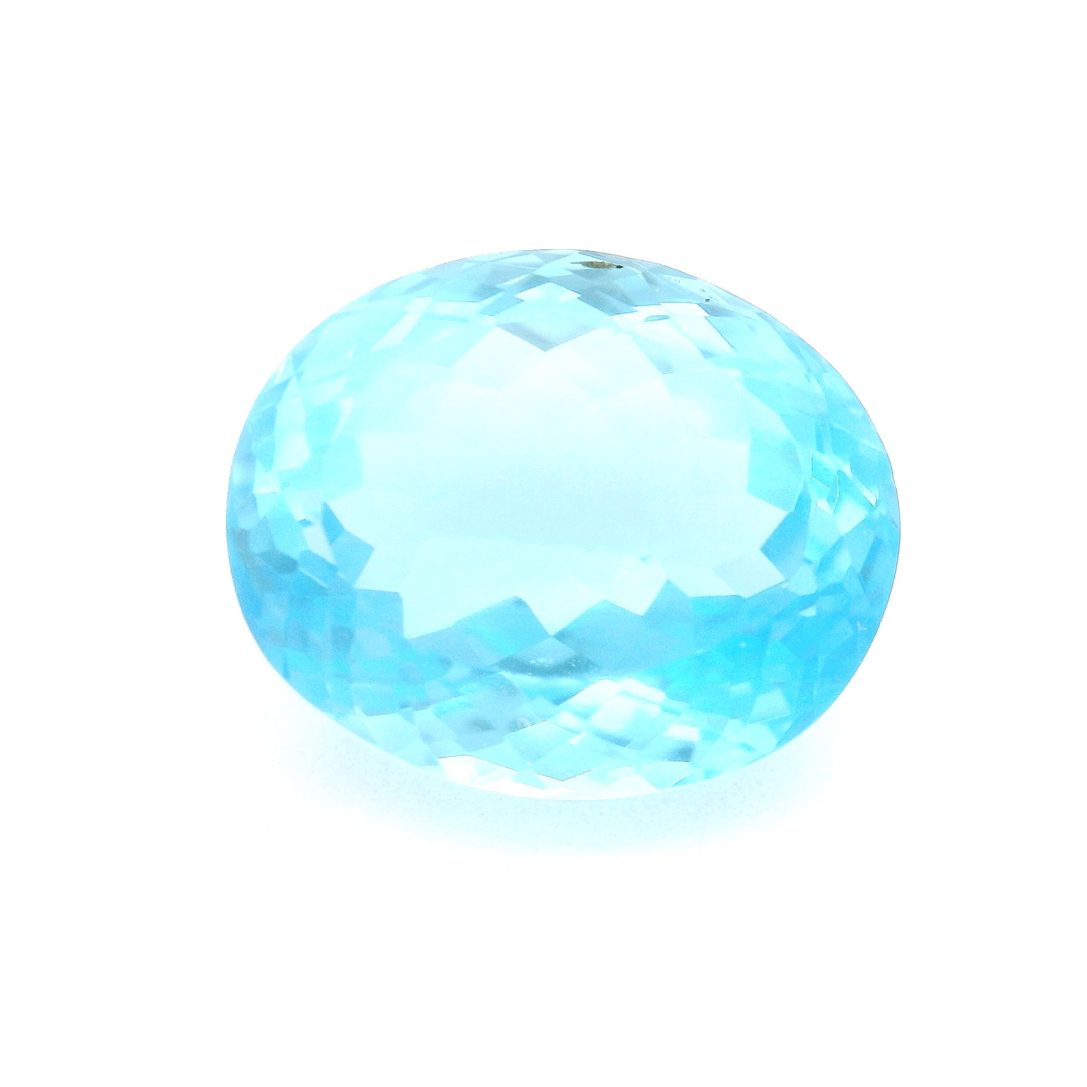 Topaz 14,07 ct, niebieski, szlif owalny