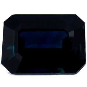 Szafir 1,73 ct, niebieski, szlif szmaragdowy
