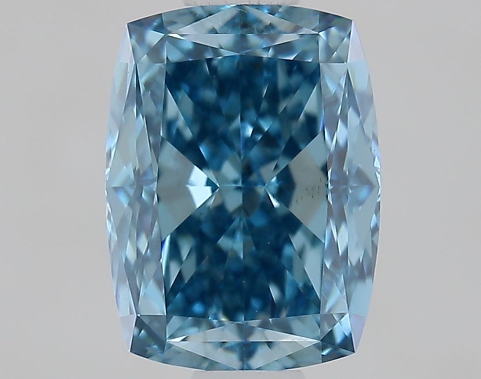 1.14 CT Fancy Vivid Blue CUSHION MODIFIED