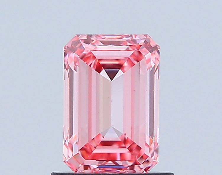 1.0 CT Fancy Intense Pink EMERALD