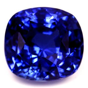 SAPPHIRE FACETED 2.29ct BLUE Intense Blue EC MADAGASCAR HEATED