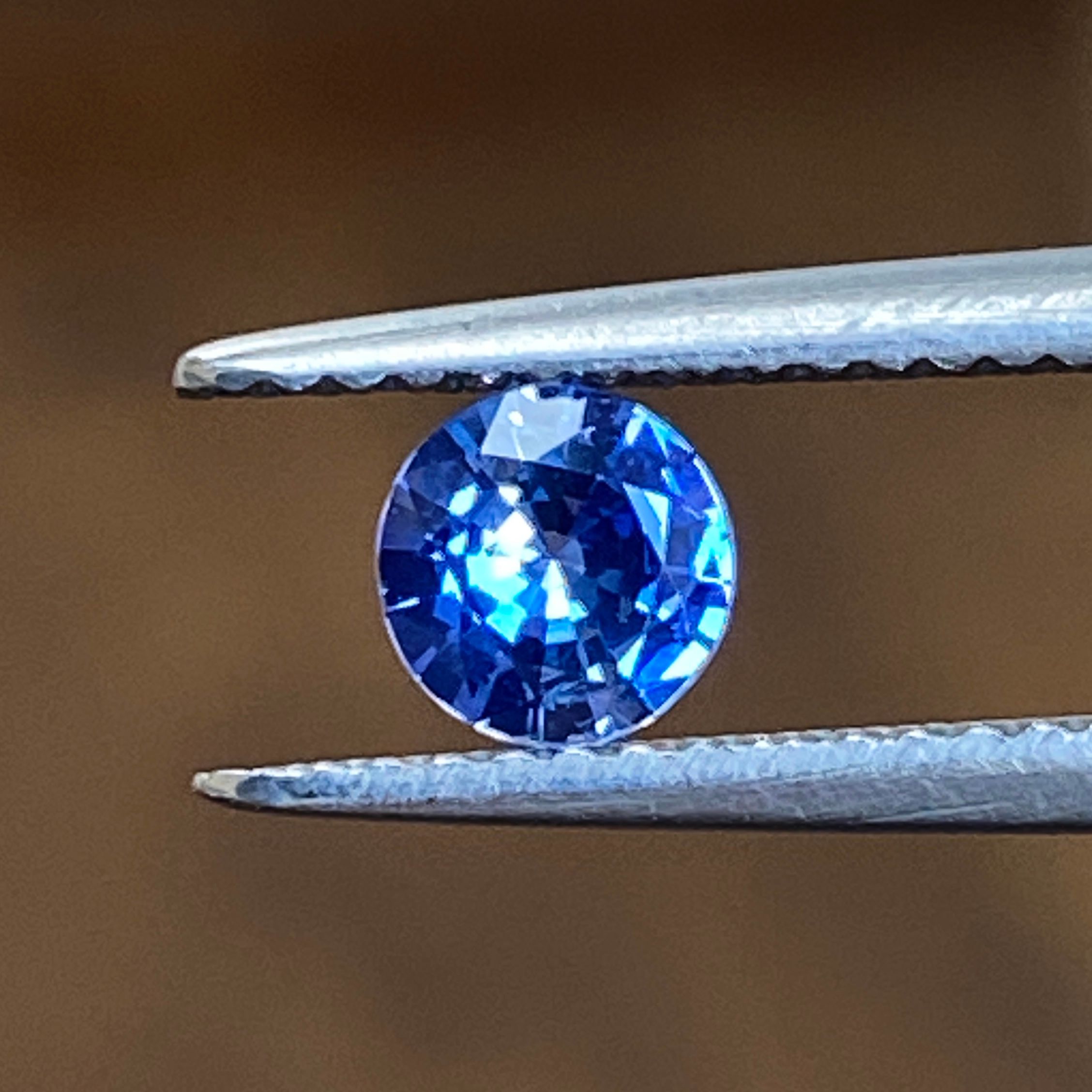 SAPPHIRE FACETED 0.48ct BLUE Blue EC SRILANKA HEATED