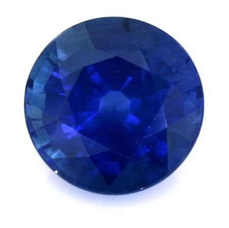 Szafir 1,74 ct, niebieski, szlif okrągły
