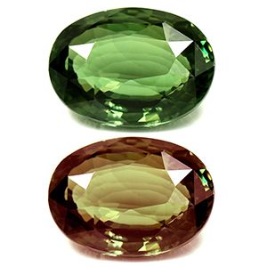 Aleksandryt 5,05 ct, zielony, szlif owalny