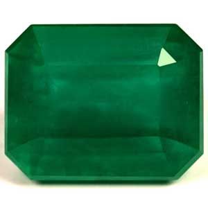 Szmaragd 3,00 ct, zielony, szlif szmaragdowy