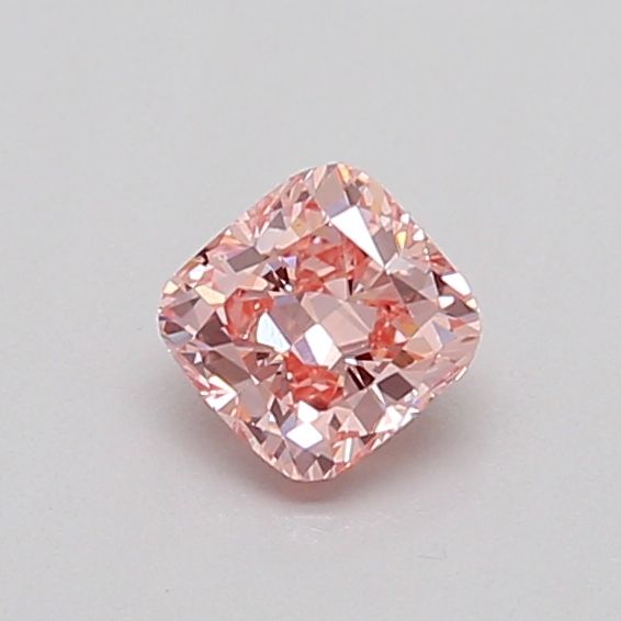 0.42 CT Fancy Light Pink CUSHION BRILLIANT