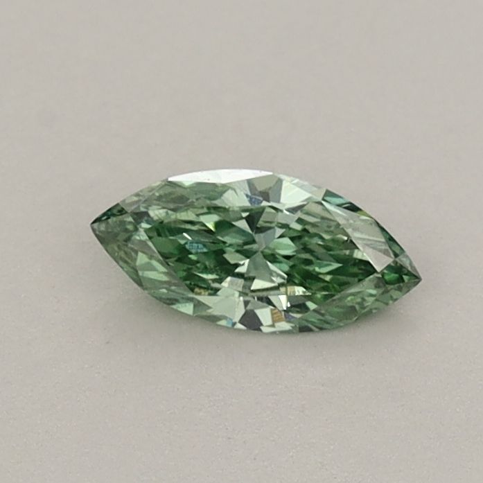 0.24 CT Fancy Vivid Green MARQUISE