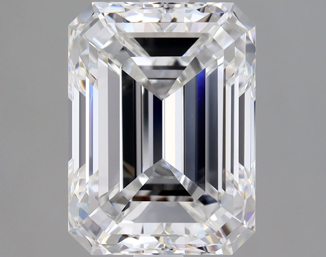 Diamant Émeraude 3.01 ct - Couleur E - Pureté VVS1
