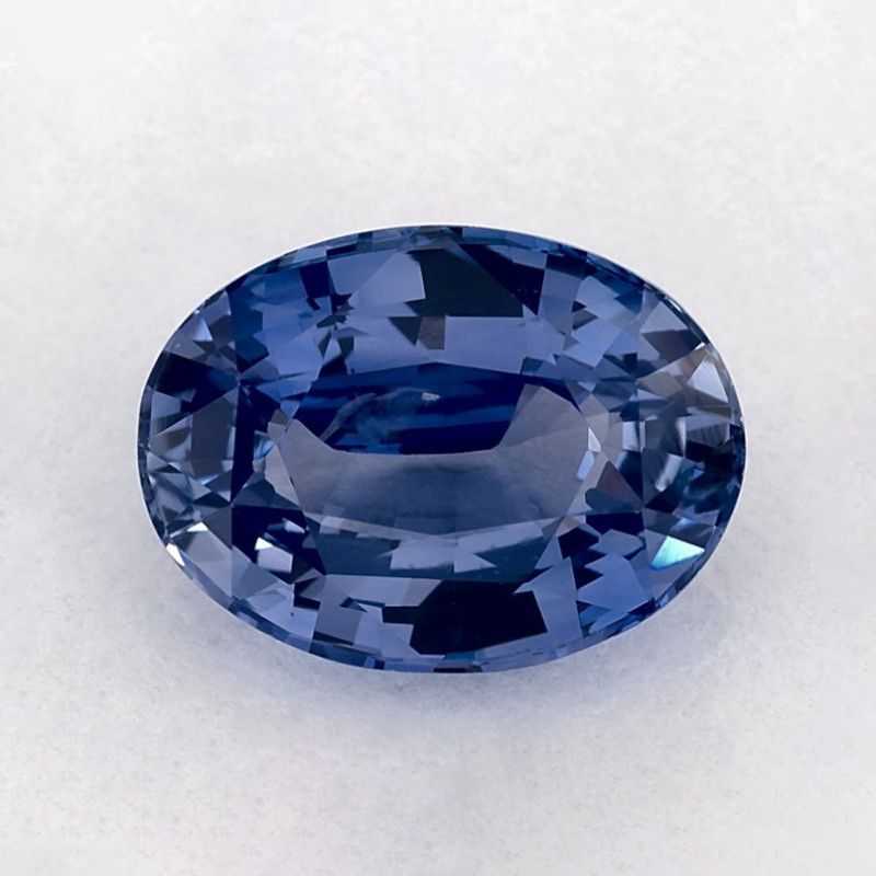 Szafir 4,53 ct, niebieski, szlif owalny