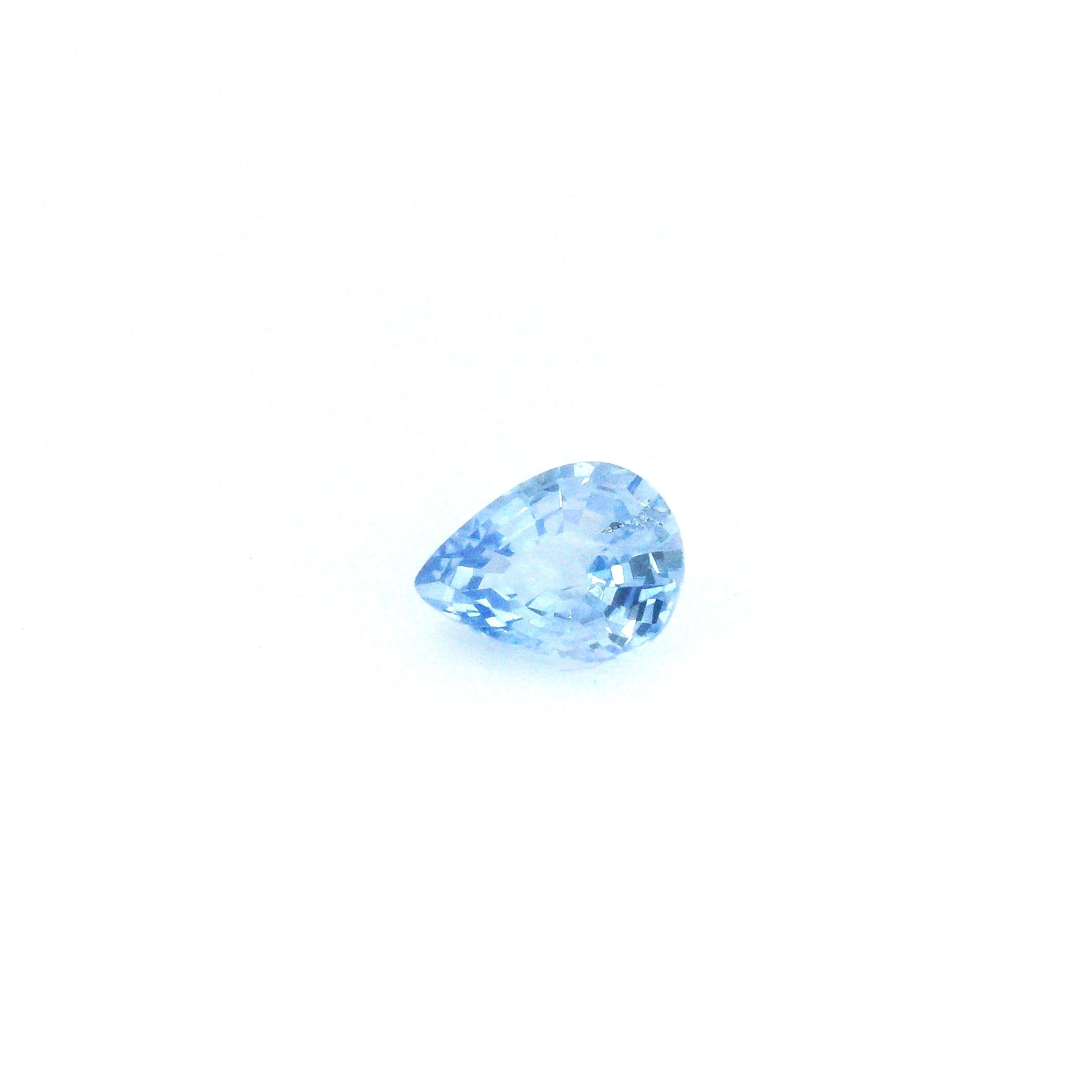 0.87 ct Pear sapphire