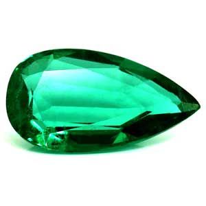 Szmaragd 2,37 ct, zielony, szlif gruszka
