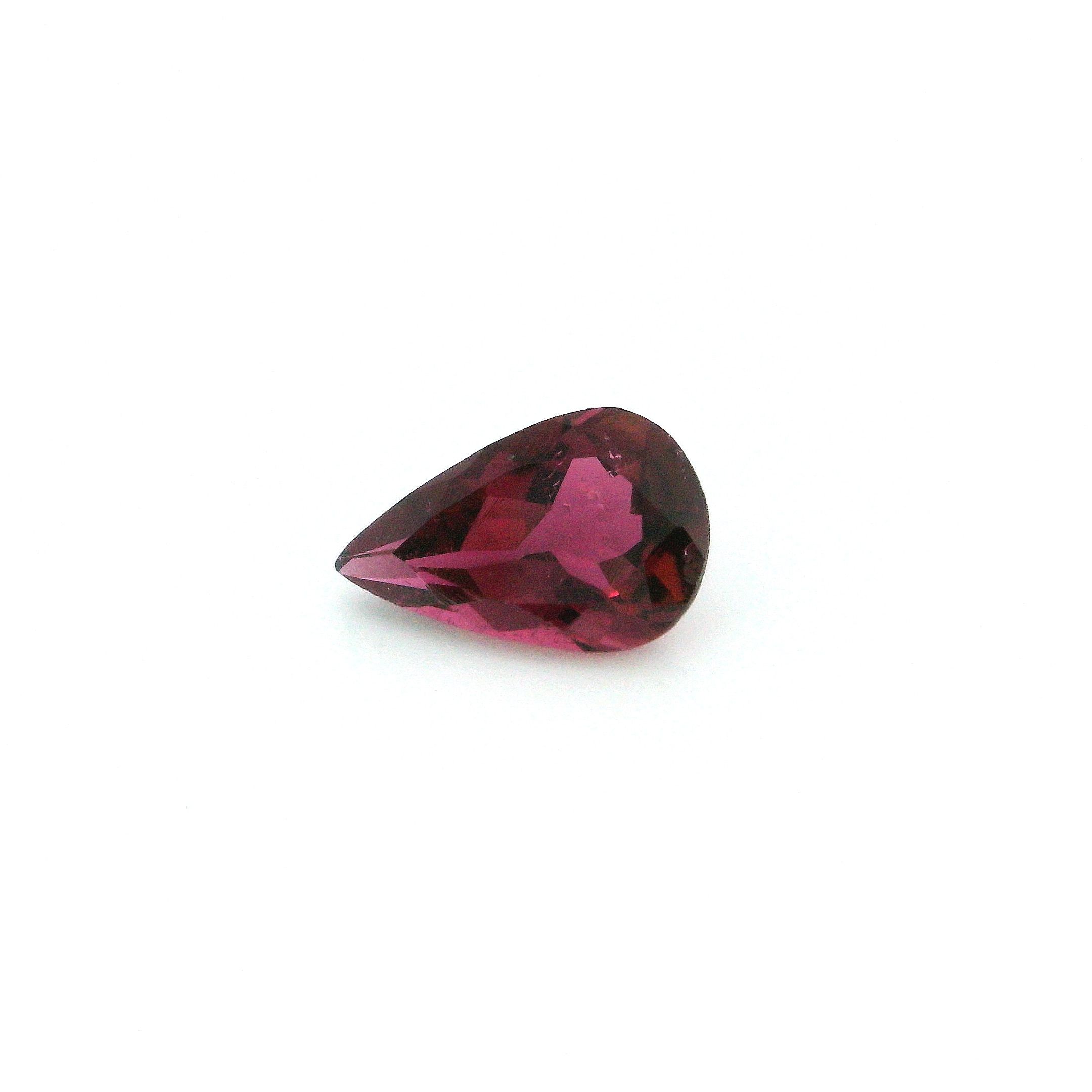 Turmalin 1,09 ct, różowy, szlif gruszka