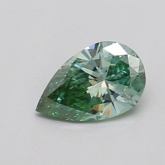 0.42 CT Fancy Intense Green PEAR