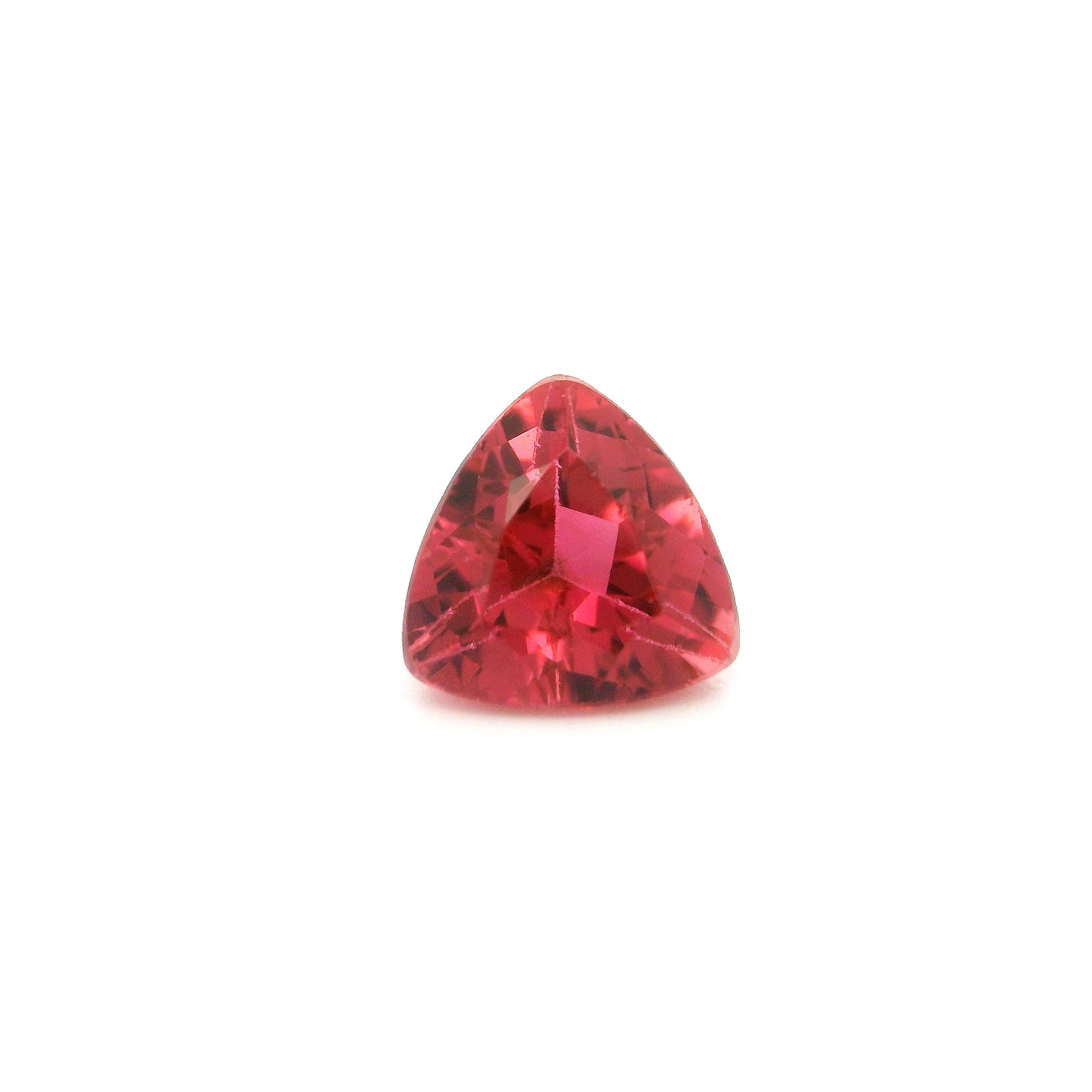 Turmalin 1,18 ct, różowy, szlif trójkątny
