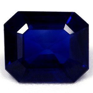 SAPPHIRE FACETED 0.74ct BLUE Deep Blue EC MADAGASCAR HEATED