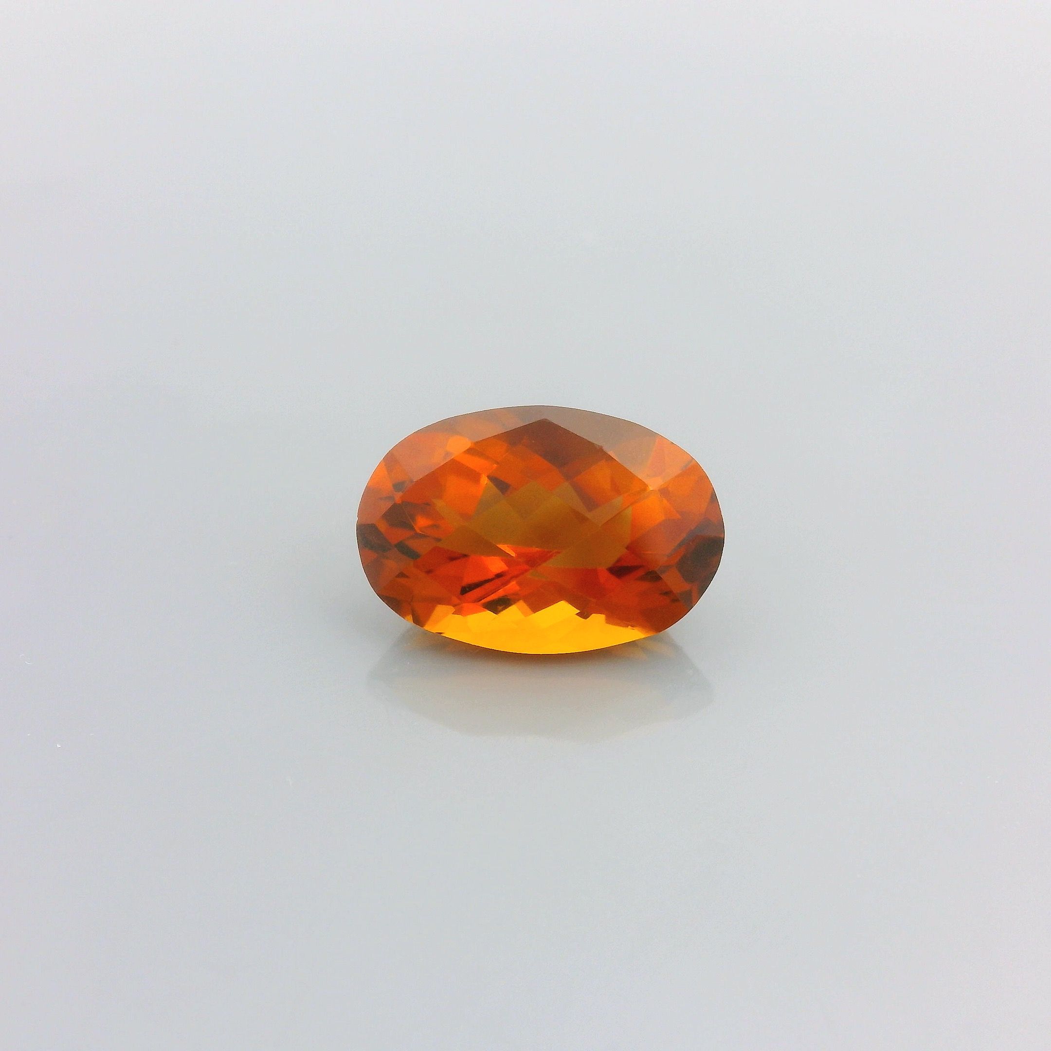 Cytryn 3,26 ct, żółty, szlif owalny