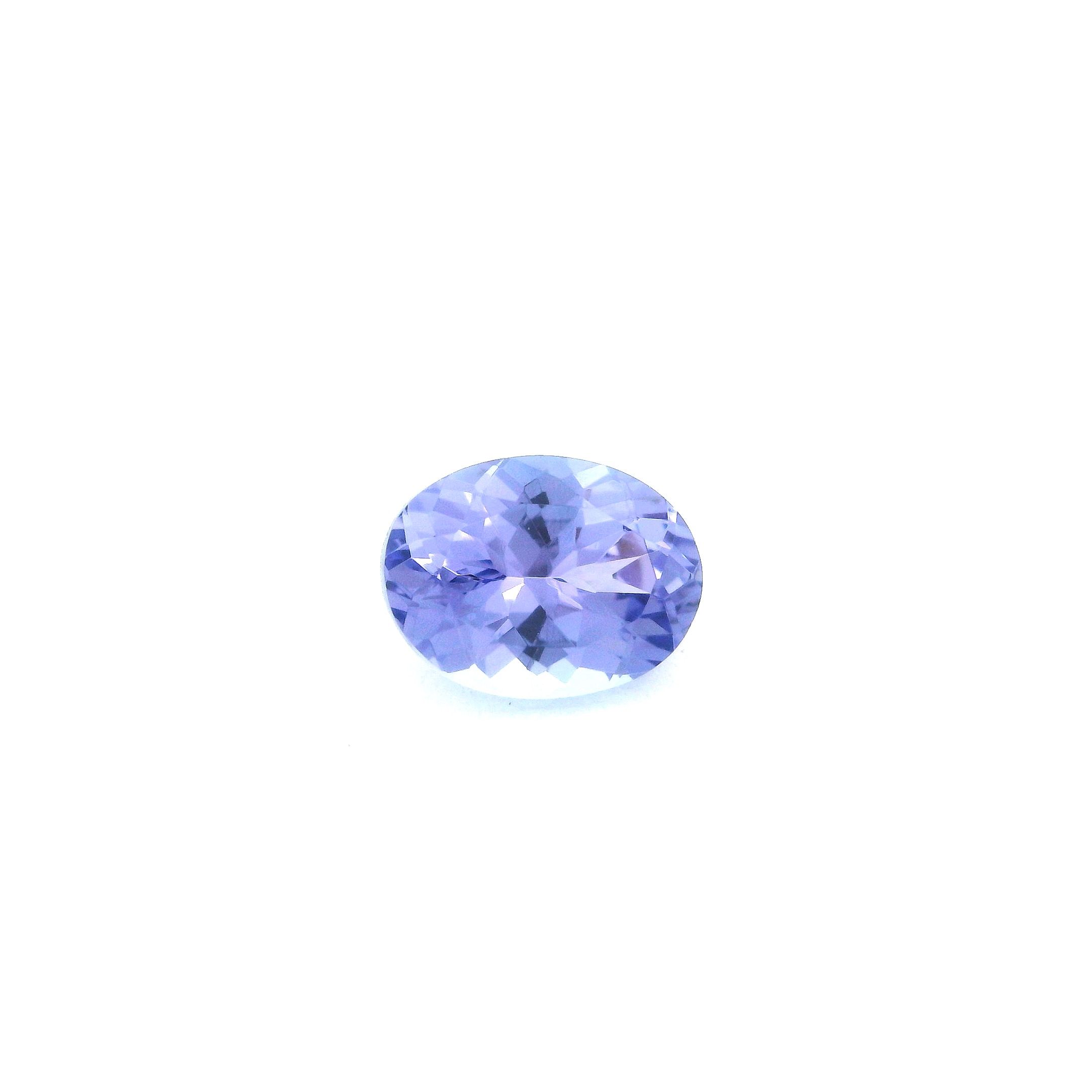 TANZANITE FACETED 1.64ct BLUE Moderate EC TANZANIA HEATED