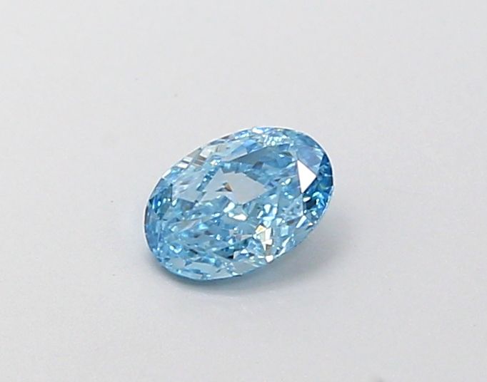 0.28 CT Fancy Vivid Blue OVAL